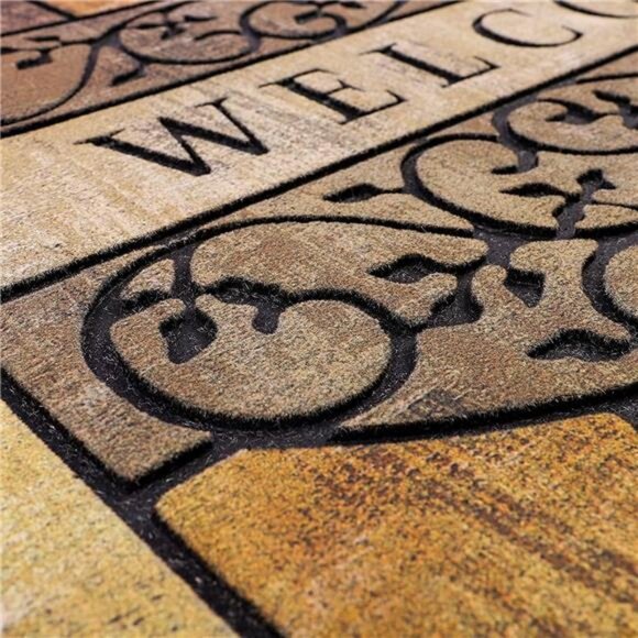 Durable Welcome Door Mats, 24"x36" Heavy-Duty Large Outdoor Mat for Front Door - Picture 5 of 6